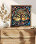 Tree Of Life Diamond Painting Kit For Adults Beginners 5D Full Drill Round Beads DIY Dot Art For Home Wall Decor 13.7 X 13.7 Inches