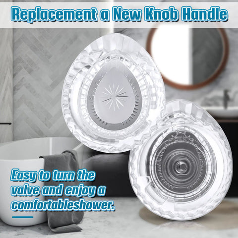 Replacement Shower Knob Kit For Moen 100710 Single Handle Tub And Shower Faucets Chrome Inserts 4 Pcs