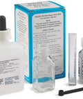 Total Hardness Water Test Kit With Drop Count Titration For CaCO3 Measuring 1 To 30 GPG Includes Reagents And About 100 Tests Ideal For Home And Lab Water Quality, bottles and tube