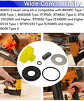 Top Shelf Head Valve Replacement Straight Shooter Compatible With 18 Gauge Pneumatic Brad Nailers Models Dwfp12233 And Dwb180450S, showing yellow valve part and seals.