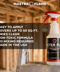 Fire Retardant Spray For Wood Fabric Upholstery And More, Non Toxic Clear Drying Coating That Meets NFPA 701 And ASTM E84 Standards