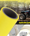 Air Filter, Guide, and End Cap Kit for Big Bear 350, Moto-4 250 ATV models with YFM and YFB IDs, yellow air filter focus