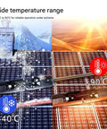 33 Ft Solar Panel Extension Cable With 6mm2 PV Wire, Easy Hookup Male And Female Connectors, IP68 Waterproof, temperature range