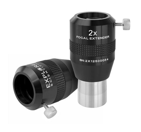 Focal Extender Barlow Lens 2x Telecentric For Telescopes Boost Your Focal Length With Four Lens Multicoated Teleextender