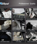 AAWipes anti-static cleanroom wipe banner; shows ESD-safe polyester wipes for components, mainboards, lenses, and LCDs