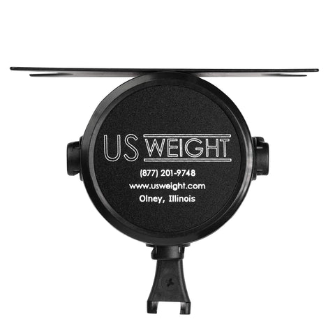 Crowd Control Wall Mount Barrier With 8 Foot Black Retractable Belt, safe braking system, easy install, top view