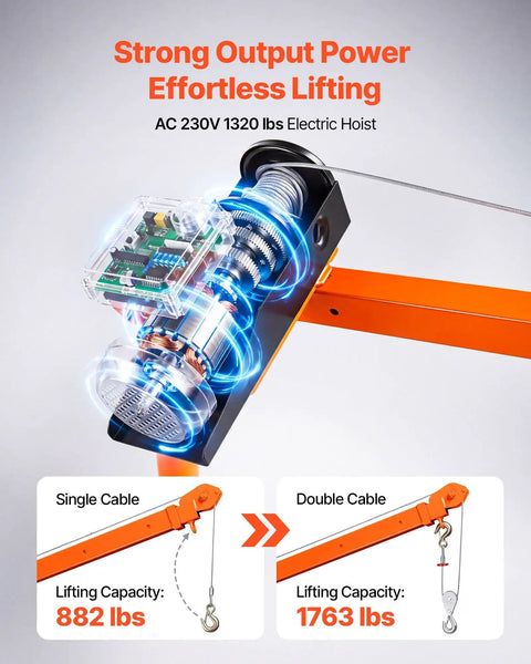 Heavy Hitter Electric Pickup Truck Crane Featuring A 3500 Pound Electric Winch And 360 Degree Swivel Folding Hoist For Real World Job Site Material Hauling
