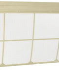 Genuine OEM Air Filter WJ85X10041 Replacement for Room Air Conditioners, beige, 18.5x0.5x9.875 in, front view.
