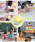 3x3 Inch Sticky Notes Bulk Pack With Eight Color Pads, 800 Sheets Total, Colorful Self Stick Notepads for Office, School, Home