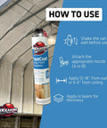 How to use Hardcore Closed Cell Expanding Foam Bundle With 48 Packs Of Class A Fire Rated Spray Foam Insulation instructions.