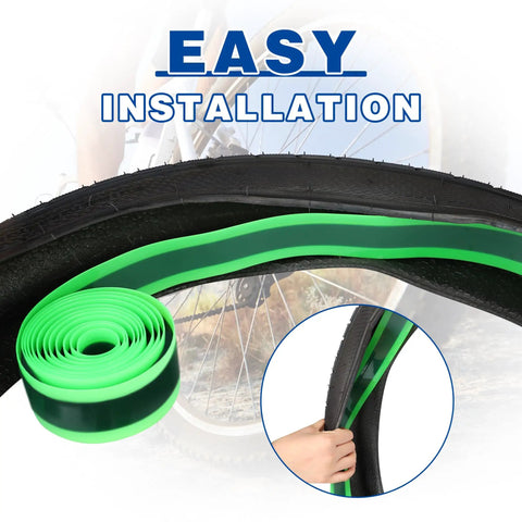 2 Pack Fat Bike Tire Liners Puncture Protection No Flats Inner Tube Guard For 20 To 29 Inch MTB E Bike Snow Bikes
