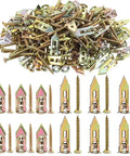 200 Piece Gypsum Board Anchors Kit With Screws For Drywall Expansion Anchors, assorted metal anchors and screws