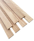Top Shelf Real Deal Red Oak Board 1/4 Inch X 1/2 Inch X 47 Inch Unfinished Thin Sawn Hardwood showing smooth wood strips for DIY projects.