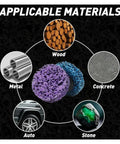 33 Pcs Polishing Grinding Disc Set For Auto Body applicable materials wood metal concrete stone auto