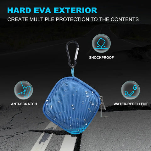 Hard Drive Carrying Case For Crucial X10 X10 Pro X9 X9 Pro Portable SSD 2TB 4TB 6TB 8TB EVA Shockproof Water Resistant