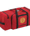 Red Arsenal 5005P Heavy Duty 1000D Polyester Firefighter Rescue Gear Bag With Shoulder Strap And Helmet Pocket 21x15x15 Inches
