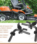 Heavy Duty Front Axle Steering Spindles And Front Wheel Bearing Set RH LH Replacement for Lawn Tractors with mower