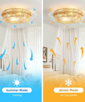 Keep Your Living Area Chill With This Dope Boho Rattan Ceiling Fan With Integrated Light And Flush Mount Low Profile Design crafted for smooth airflow in summer and winter modes.