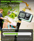 Brass Inlet With Brass Swivel Sprinkler Timer With Rain Delay And Manual Watering Digital Hose Irrigation System Kit for Lawns