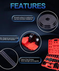 Front Wheel Drive Bearing Adapters Puller Set 23 Piece with bushing and driver kit features for auto mechanics