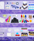 Ultimate Kids Science Kit With 56 Hands On Experiments, lab coat, goggles, test tubes, tools, and STEM materials in storage box