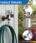 Dual Lock Outdoor Faucet Lock Kit With 2 Padlocks, Stainless Steel Lock for Hose Bib and Gate Valve, installed on faucet outdoors