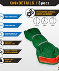 Heavy Duty Lifting Strap For Industrial Slings Endless Loop In Green 2 Inch Wide By 4 Foot Long Built Tough With Reinforced Fibers
