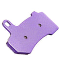 Purple front pad from Harley Touring Brake Pads Kit For 2008 To 2022 FLHTCU Ultra Classic Electra Glide FLHR Road King FLHX Street Glide Front And Rear Pads Set For Grippy Stops On A Dime Every Ride