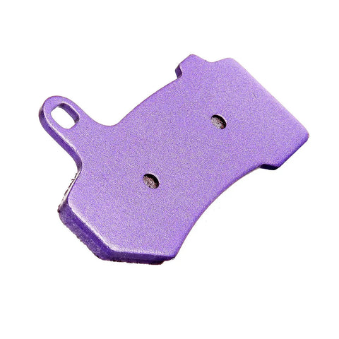 Purple front pad from Harley Touring Brake Pads Kit For 2008 To 2022 FLHTCU Ultra Classic Electra Glide FLHR Road King FLHX Street Glide Front And Rear Pads Set For Grippy Stops On A Dime Every Ride
