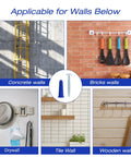 All In One Concrete Anchors And Screws Kit With 201 Pcs Drywall Anchors And 100 Pcs Self Tapping Screws Plus Drill Bit for multiple wall types