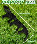 2 In 1 Golf Ball Tees Holder With Quick Release Hook Portable Club Bag Accessory Black ABS Measuring 19.5cm x 4.5cm