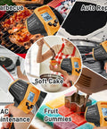 Infrared Thermometer Laser Temp Gun With Calibration, Adjustable Emissivity for cooking, auto repair, HVAC, soft cake, gummies