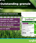 Caravan G Insecticide Fungicide 30-pound bag for lawn and turf pest control against grubs, chinch bugs, and beetles