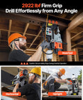 Beast Magnetic Drill Press For Metalwork With 1550W Power, drilling horizontally, vertically, and inverted