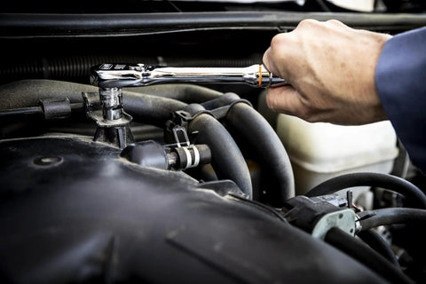 Car repair using Must-Have 10mm Socket Set For 1/4 And 3/8 Inch Drives, 6 Point Single Size Sockets, chrome finish