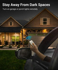 Wireless Remote Light Socket Kit With Three E26 E27 Sockets No Wiring Needed used from car to control porch lights