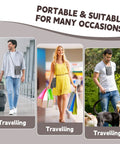 Three people using the Travel Neck Wallet With Adjustable Strap And RFID Blocking Passport Holder in various settings