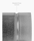 6 Inch Galvanized Metal Duct Connector For HVAC Ducting Round Ventilation Pipe Fitting Adapter Coupling And Extension Heavy Duty Metal Duct Vent Coupler For Dryer Duct Elbow And Splitter, beaded stop groove detail