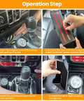 Installation steps for Center Console Gear Shift Side Tray Organizer For Jeep Wrangler JL JLU And Gladiator JT 2018 To 2026