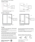 Installation guide for Kids Safe Window And Door Locks 4 Pack For Babyproofing Your Home Stops Windows Sliding Glass Doors Shower Doors