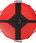 Top view of Inflatable Dive Float Buoy With Flag, 29 Inch Surface Marker For Scuba, Freediving, Snorkeling, And Spearfishing