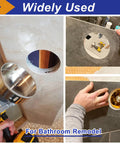 4 Inch Diamond Hole Saw With Pilot Bit For Glass And Tile drilling clean hole in bathroom tile