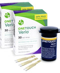 Verio Blood Glucose Test Strips For Daily Sugar Checks, Fast Five Second Readings With Tiny Blood Drop Needed, 60 Count