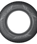 Road Ready LT245/75R16 Highway Terrain Tire Loaded For Heavy Duty Light Trucks With All Season Grip showcasing tread design.