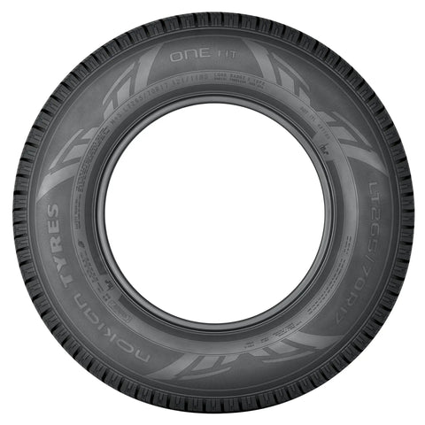 Road Ready LT245/75R16 Highway Terrain Tire Loaded For Heavy Duty Light Trucks With All Season Grip showcasing tread design.