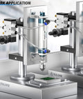 5 Way 2 Position Hand Pull Pneumatic Valve With 1 Quarter Inch NPT Ports, Manual Lever Air Control in machinery setup