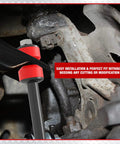 Code Red Sway Bar Stabilizer Link Kit For GM Trucks And SUVs Fits Avalanche Blazer Escalade Suburban Sierra Silverado Tahoe Yukon Hummer 1978 2019 Premium Sleeves And Bushings Made In USA installed on GM suspension