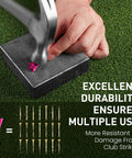 1.5 Inch 5 Prong Golf Tees Bulk Pack Plastic Short Tees For Irons And Hybrids Improve Ball Contact Durability Demonstration