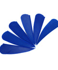 2 Inch Archery Fletching Feathers Dope Turkey Feathers Left Wing Right Wing Pack Of 50 For DIY Hunting Arrows Dark Blue Lightweight Balance