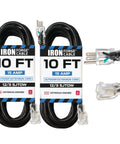 Heavy Duty Outdoor Extension Cord 10 Ft 12 Gauge SJTOW 12/3 3 Prong, Oil Resistant And Flame Retardant, cable packaging